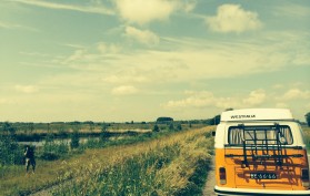 Foto's maken van het Volkswagen busje