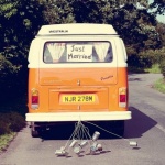 Uniek Trouwvervoer VW busje 8